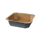 Duni cardboard meal container PE Forum 1 compartment 17.8x16.5x4.5 cm 918 cc product photo