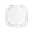 BioPak ecoecho® plastic deksel RPET 16x16 cm transparant tbv maaltijdbak 400 cc Productfoto