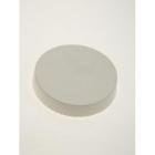 Cardboard glass cover ø 6.5 cm glossy white product photo