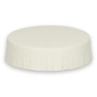 Cardboard glass cover ø 6 cm matte white product photo