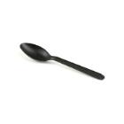 Reusable dessert spoon CPLA 13 cm black product photo
