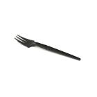 Reusable snack fork with cutting edge CPLA 13 cm black product photo