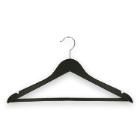 Houten kledinghanger 44 cm zwart gelakt Productfoto