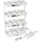 Duni LED-lamp oplaadstation 32 stuks 43x30.5x12.4 cm wit Productfoto