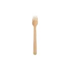 BioPak ecoecho® waxed wooden fork Silva 18.5 cm brown product photo