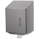 SanTRAL stainless steel cleaning roll dispenser midi 27.7x21.1x36 cm silver product photo