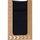 Duni Bio Dunisoft® kartonnen dispenser met servet 20x20 cm zwart 100 stuks #2 Productfoto