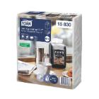 Tork Xpressnap Fit® dispenserservet N14 21.3x16.5 cm 2-laags 1/4 vouw wit #3 Productfoto