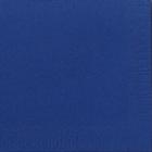 Duni tissue cocktail napkin 24x24 cm 2-ply 1/4 fold dark blue product photo