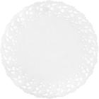 Paper doyleys perforated round ø 23 cm white product photo