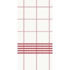 Duni Dunisoft® Towel pre-folded napkin 48x48 cm 1/8 fold red /white product photo