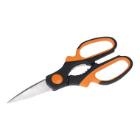 Stainless steel kitchen scissors with plastic grip 21 cm product photo