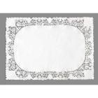 Papieren randen geperforeerd rechthoek 20x30 cm half open wit Productfoto