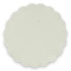 Tissue coaster PE with scalloped edge ø 9 cm 5-ply white product photo