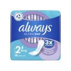Always Ultra sanitary napkins long 14 pads product photo
