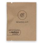 Sewing kit with 4 colors garen in kraft bag product photo