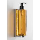 Chromen enkele houder wandmodel tbv dispenser amenity flacon, dubbelzijdig tape Productfoto