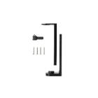 Black plastic wall bracket t.b.v. 370ml 380ml 480ml Screws product photo