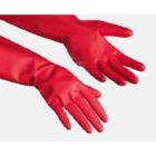 Vileda latex multipurpose household glove size M red product photo