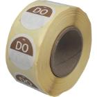 Daymark washable label Do zonder weg op 500 pieces on a roll HACCP product photo