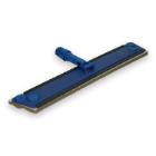 Plastic dust squeegee with attached foam without handle 60 cm blue product photo