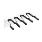 Salmon barrel holder wall system for 4 barrels 206 mm white product photo