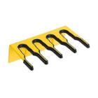 Salmon barrel holder wall system for 4 barrels 206 mm yellow product photo