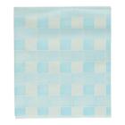 Non woven viscose theedoek disposable 38x40 cm blauw/wit Productfoto