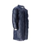 CMT Polypropyleen disposable visitors coat XL with buttons blue product photo
