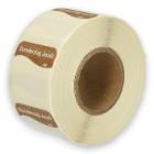 Daymark complete resolvable label Do zonder weg op 500 pieces on a roll HACCP product photo