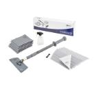 Vikan EasyShine Kit (cloths / spray bottle / mop frame / handle) photo du produit