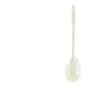 Plastic toilet brush with edge cleaner loose white product photo