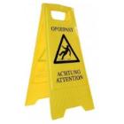 Warning sign wet floor product photo