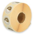 Daymark washable label Zo zonder weg op 24 uur 500 pieces on a roll HACCP product photo