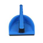Dustpan & brush plastic blue/grey product photo