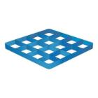 CaterRacks kunststof opzetrand 16-vaks blauw tbv vaatwaskorf Productfoto
