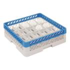 CaterRacks plastic cup rack CR20-A 50x50x14 cm blue/grey product photo