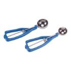 Stockel stainless steel ice cream portioning spoon ø 6.7 cm 1/12L with plastic b product photo
