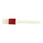 Plastic brush with nylon bristles 4 cm red/white product photo