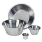 RVS conische schaal ø 22x12 cm 2L Productfoto