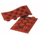 Silicon baking mould Mini Muffin 1/3 GN - model O product photo