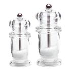 Plastic salt mill 11 cm transparent product photo