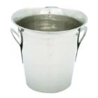 Stainless steel wine bucket with handles ø 21cm silver product photo