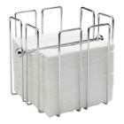Chromed napkin dispenser square 19x19 cm silver product photo