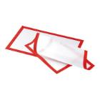 Silicone baking mat non-stick 1/1GN 52x32 cm red product photo