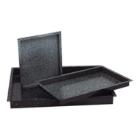 Emaille gastronorm ovenschaal 1/1GN 32x53x2 cm zwart/grijs Productfoto