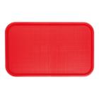 CaterChef kunststof dienblad PP 52x32.5 cm rood Productfoto