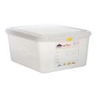 Hermeticos kunststof voedseldoos PP 1/2GN 32.5x26.5x20 cm 10L transparant Productfoto