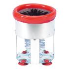 Nylon glazen-spoelborstel rond rood Productfoto