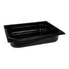 CaterChef kunststof gastronormbak PC 1/2GN 32.5x26.5x6.5 cm 3.9L zwart Productfoto